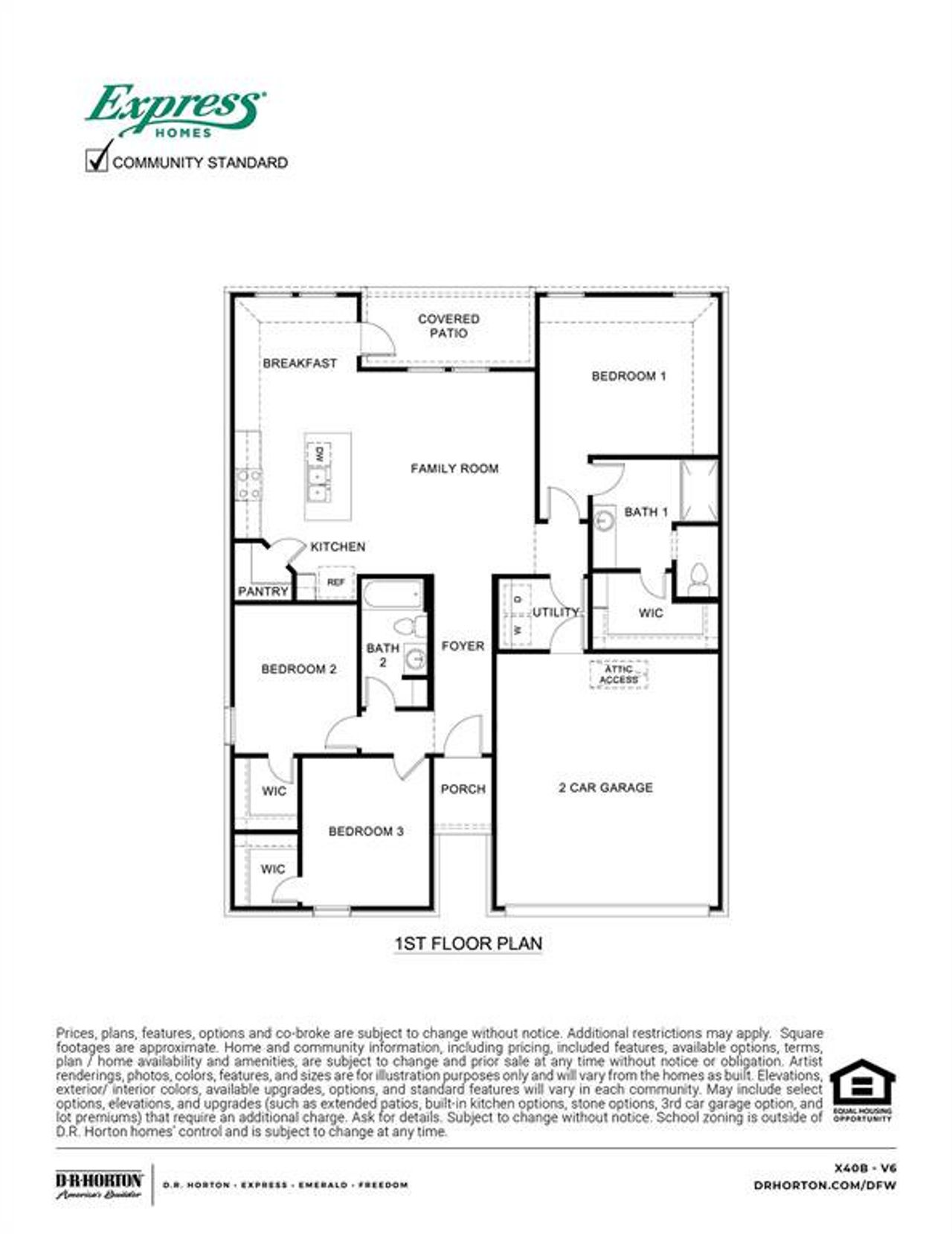 2D floor plan layout of this home in Riverfield, Josephine, TX (Image 2). 2D floor plan layout of this home in Riverfield, Josephine, TX (Image 2).