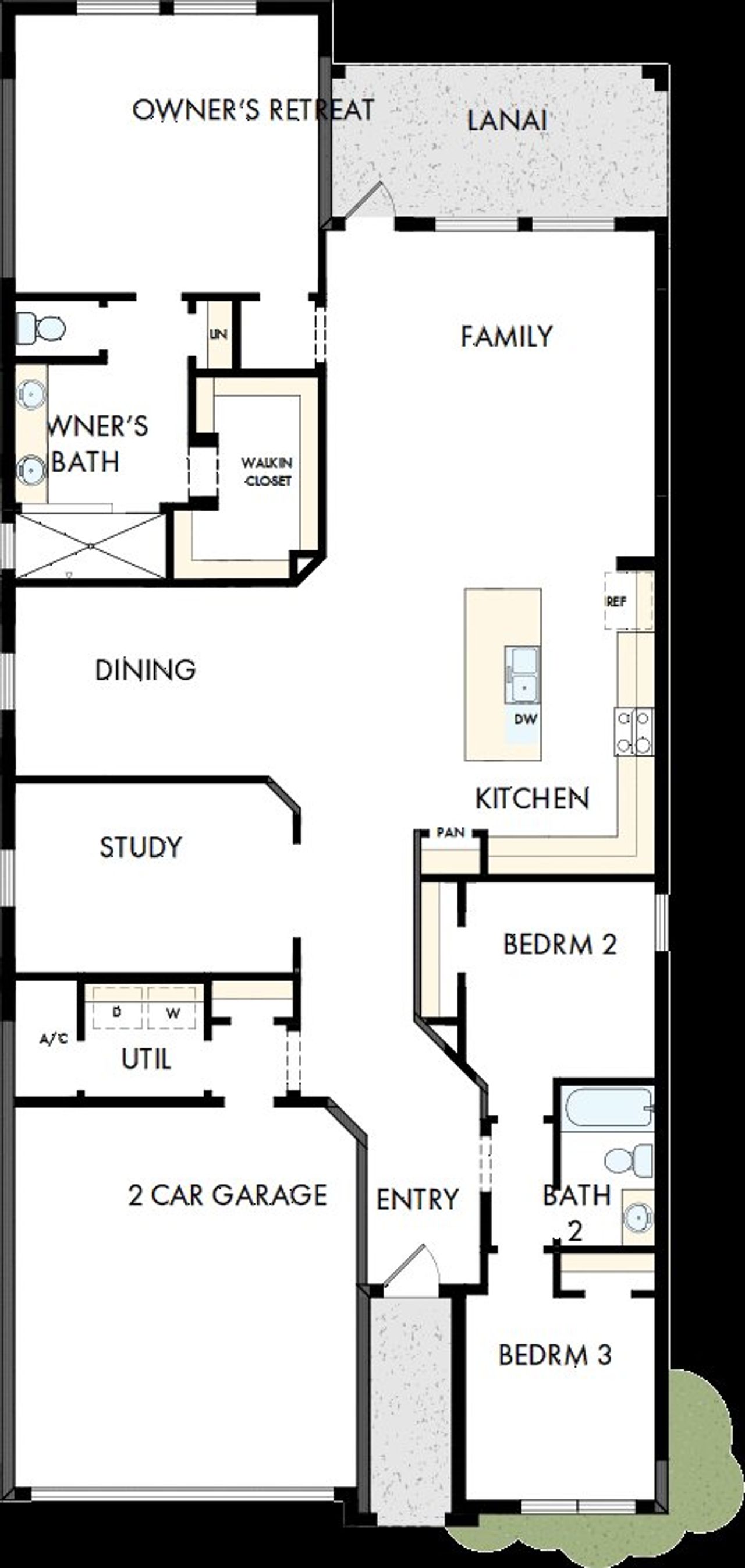 2D floor plan layout of this home in Eastlyn, Bradenton, FL (Image 2). 2D floor plan layout of this home in Eastlyn, Bradenton, FL (Image 2).
