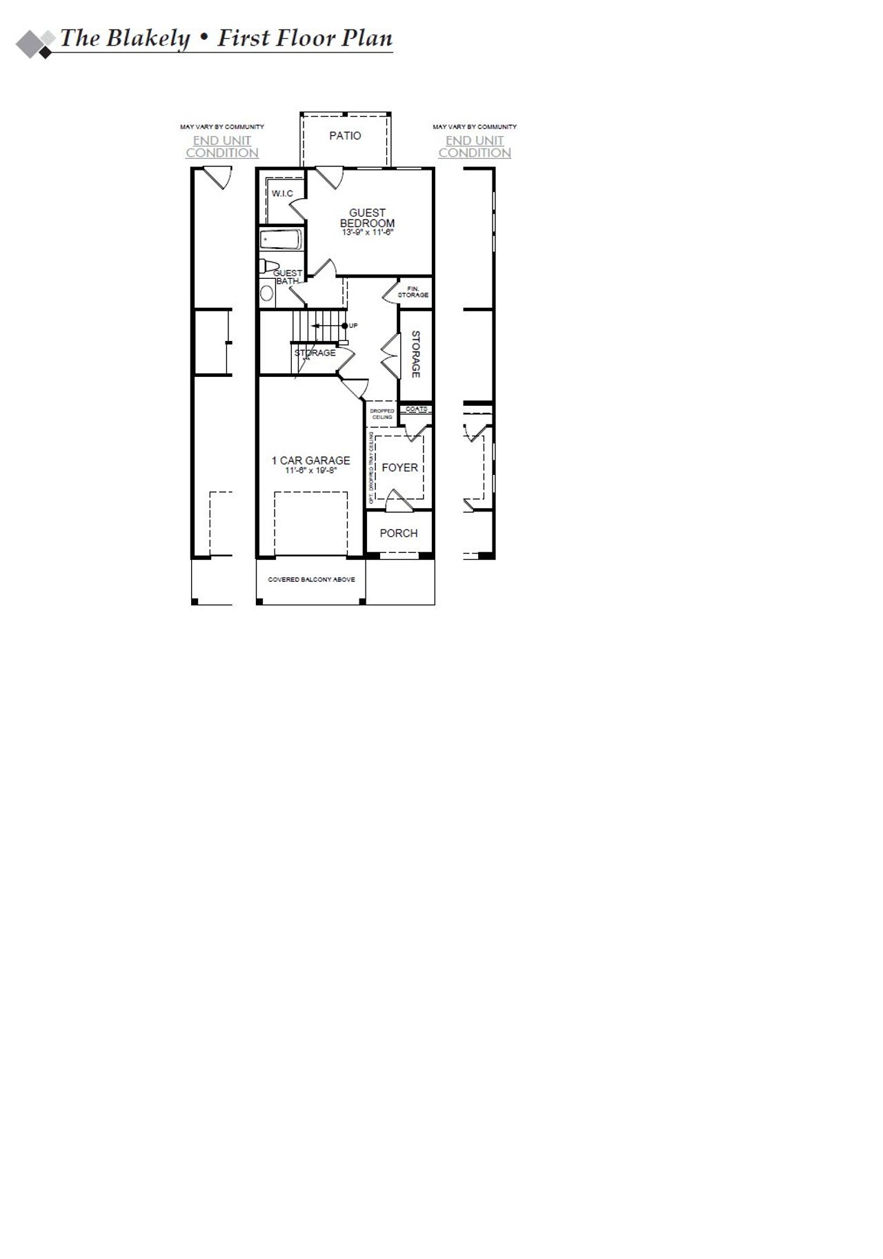 2D floor plan layout of this home in New Riverside Village, Bluffton, SC (Image 2).