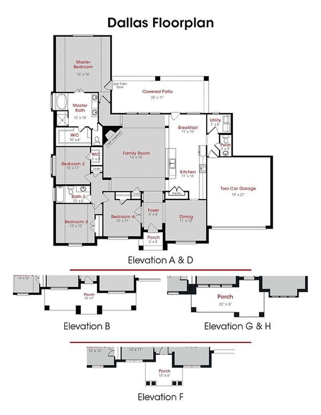 Image 2 representing the Dallas by Kendall Homes in Oakwood Ranch, Willis, TX. Image 2 representing the Dallas by Kendall Homes in Oakwood Ranch, Willis, TX.
