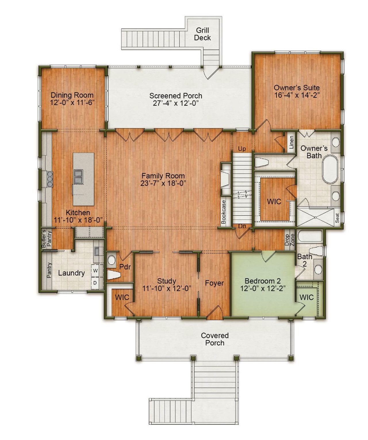 Image 2 representing the Sweetwater by Homes by Dickerson in Enclave at Palmetto Fort, Mount Pleasant, SC.