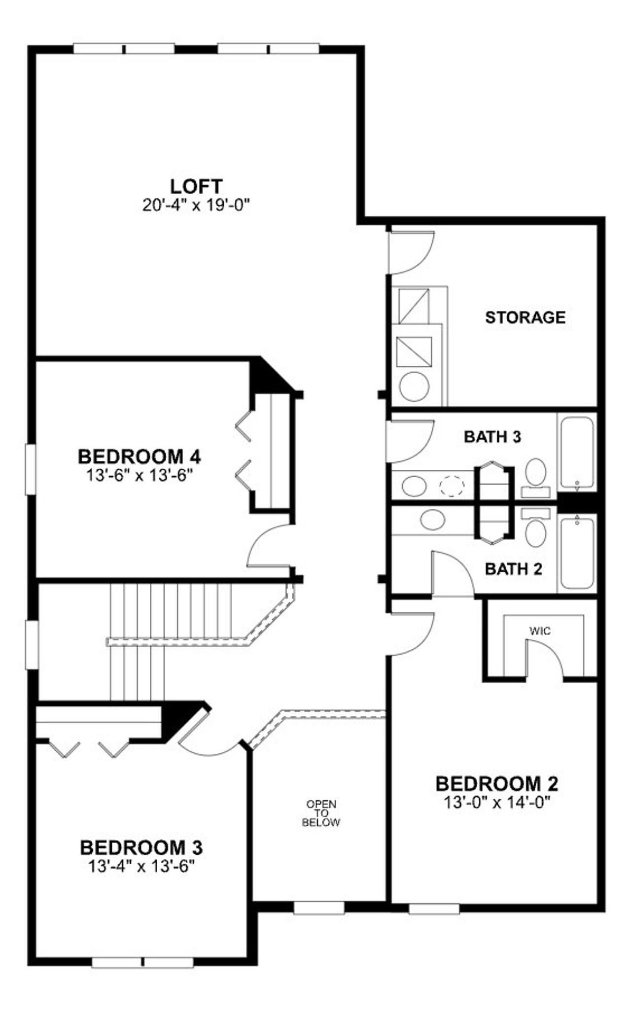 2D floor plan layout for the Tradewinds Sl by M/I Homes in Hawk's Overlook, Oviedo, FL (Image 2). 2D floor plan layout for the Tradewinds Sl by M/I Homes in Hawk's Overlook, Oviedo, FL (Image 2).