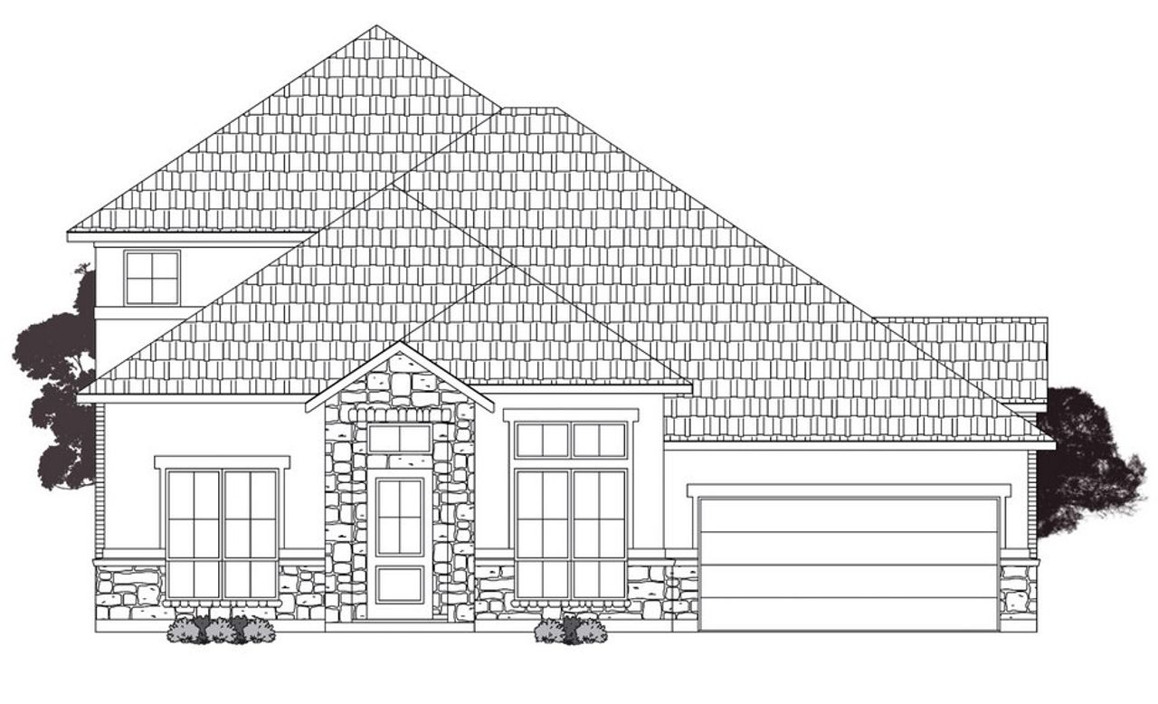 Representative rendering of the exterior for the Plan 3546AU by Ravenna Homes (Image 2).