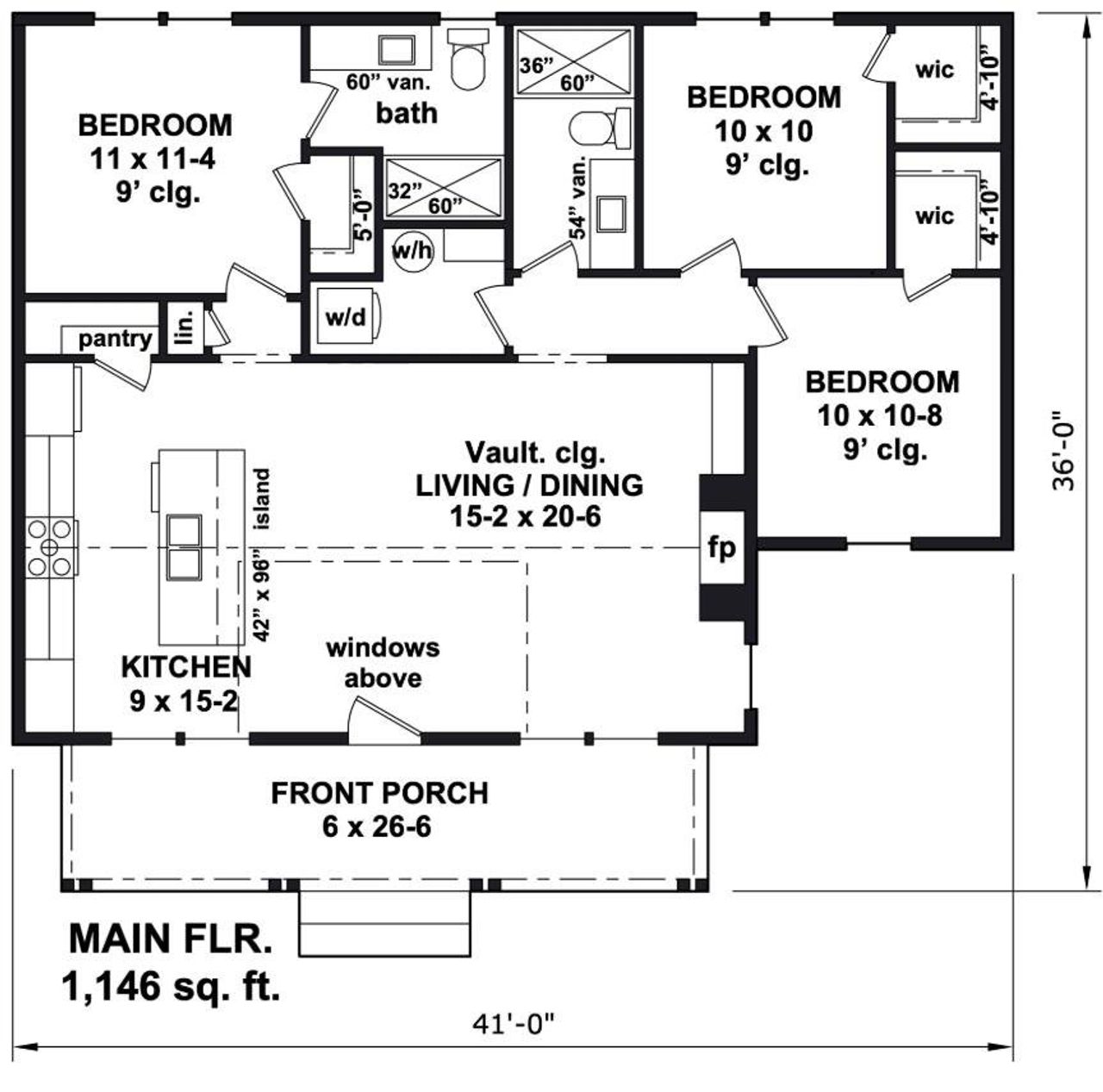 2D floor plan layout of this home in , Summerville, SC (Image 2).