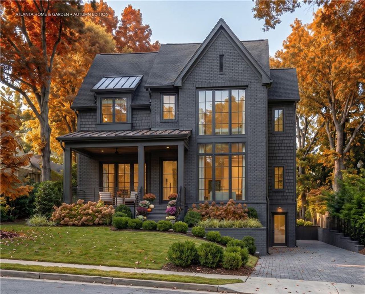 Front exterior of a new home in , Atlanta, GA, highlighting curb appeal (Image 2).