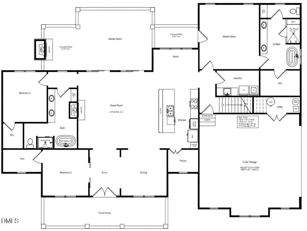 3516 Main Floor Plan