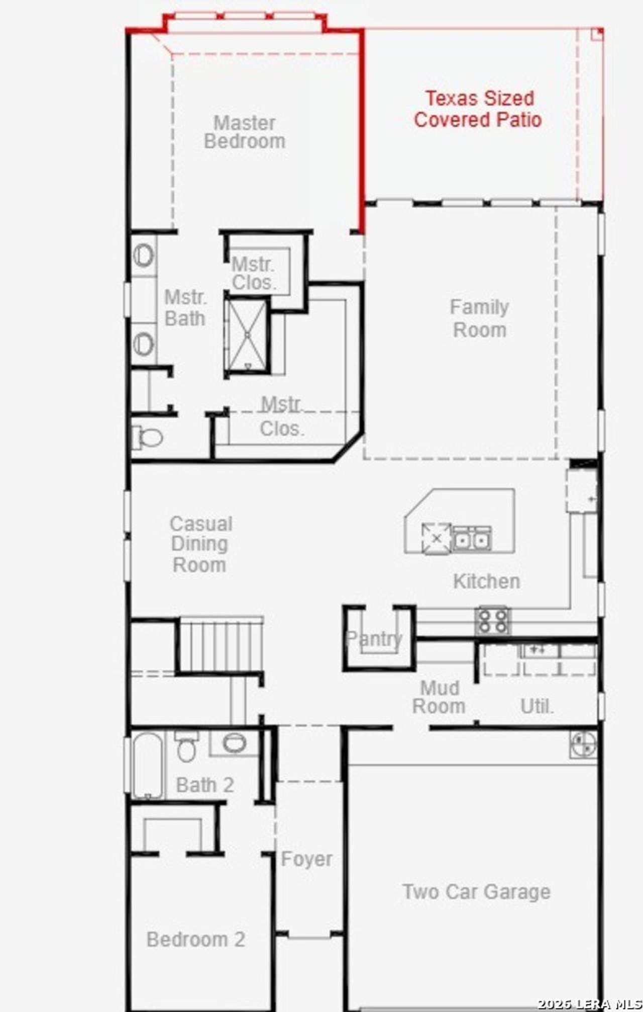 2D floor plan layout of this home in Davis Ranch, San Antonio, TX (Image 2). 2D floor plan layout of this home in Davis Ranch, San Antonio, TX (Image 2).