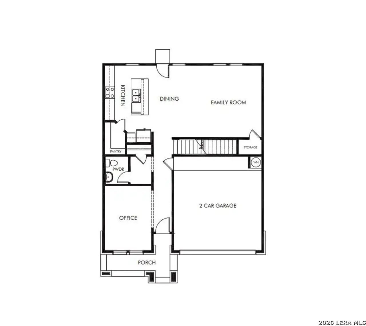 2D floor plan layout of this home in , Cibolo, TX (Image 2).
