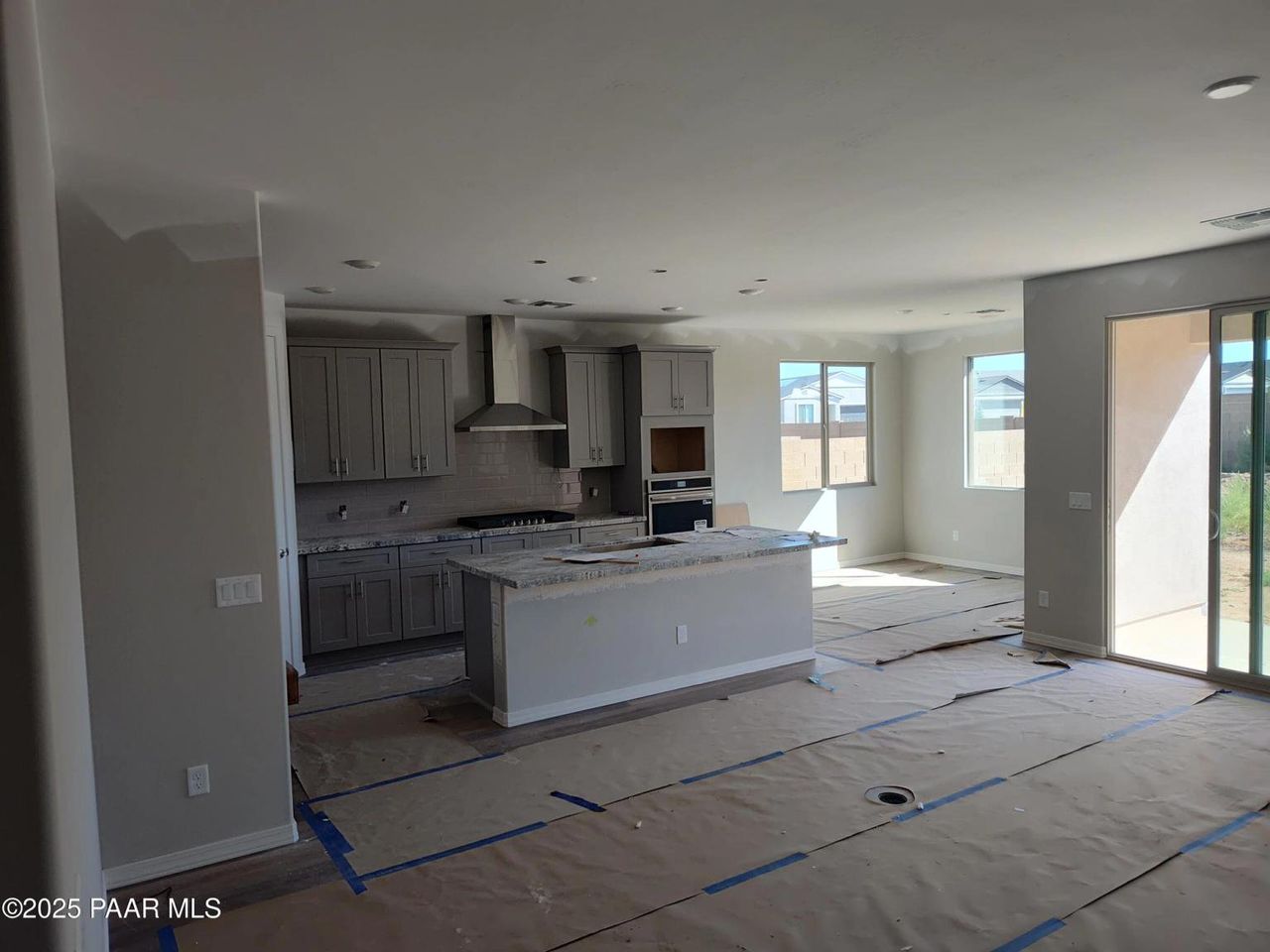 In-progress construction of a new home in North Ridge at Pronghorn Ranch, Prescott Valley, AZ (Image 2).