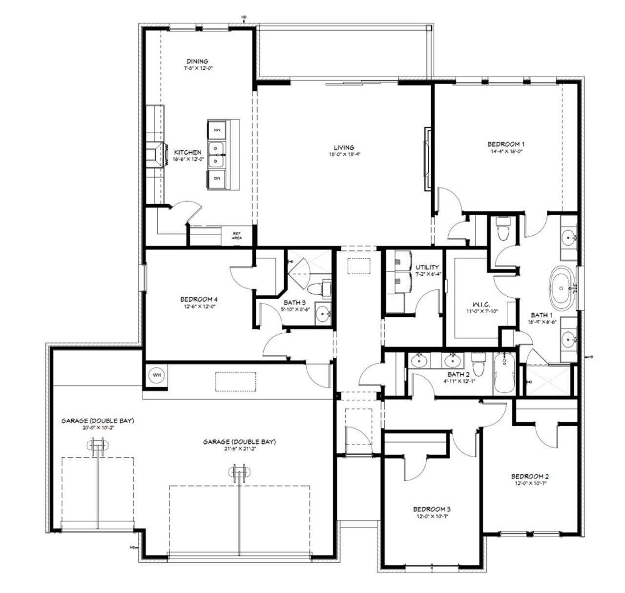 2D floor plan layout of this home in Bella Charca, Nolanville, TX (Image 2). 2D floor plan layout of this home in Bella Charca, Nolanville, TX (Image 2).