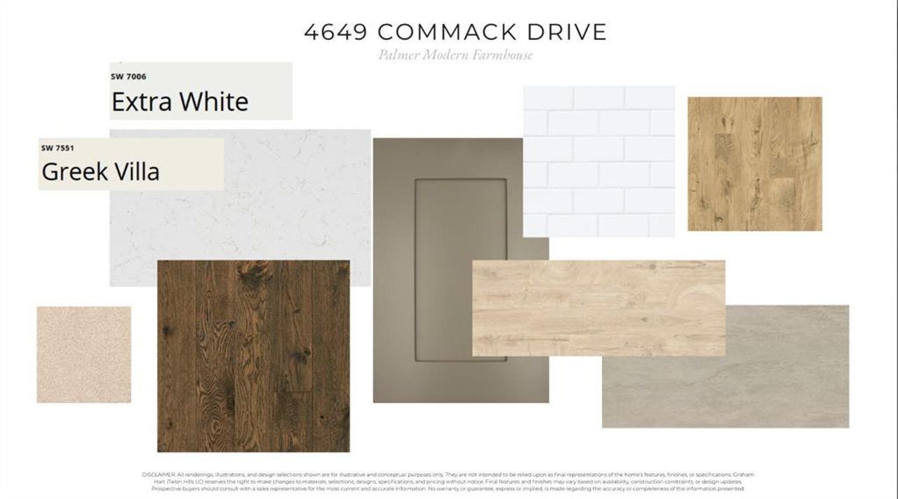 Sample of building materials used in homes in Meadow Lakes, Fort Worth (Image 2).