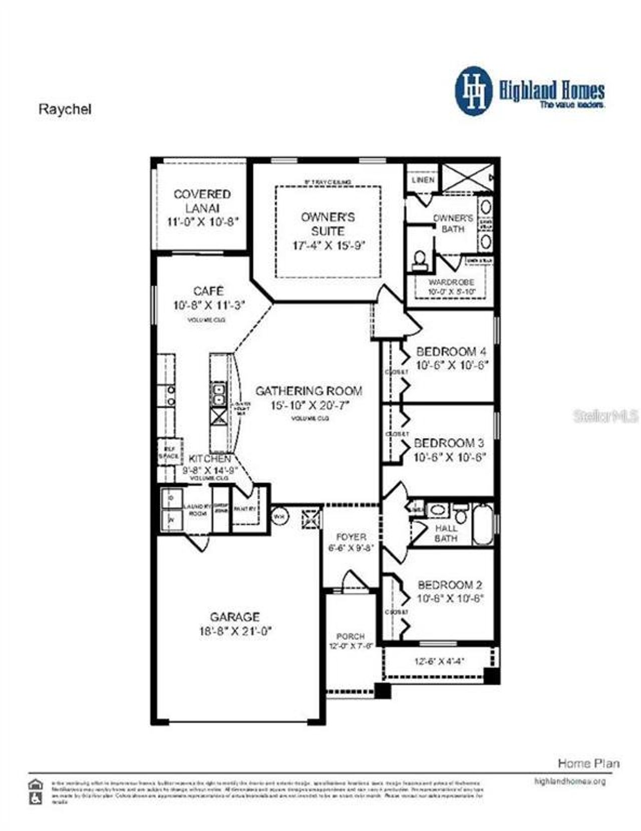 2D floor plan layout of this home in , St. Cloud, FL (Image 2). 2D floor plan layout of this home in , St. Cloud, FL (Image 2).