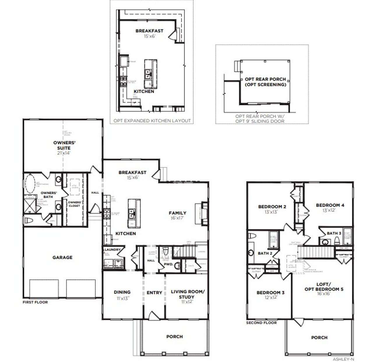 2D floor plan layout for the Ashley by Saussy Burbank in Nexton - Midtown, Summerville, SC (Image 2). 2D floor plan layout for the Ashley by Saussy Burbank in Nexton - Midtown, Summerville, SC (Image 2).