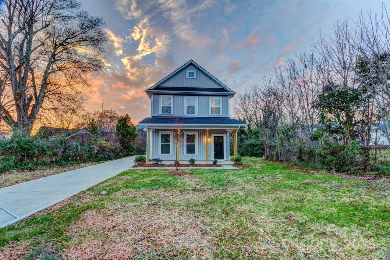 Front exterior of a new home in , Shelby, NC, highlighting curb appeal (Image 2).