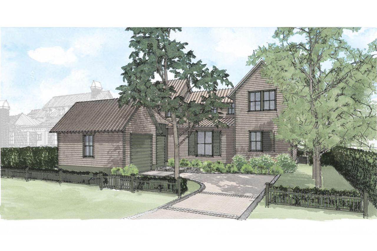 Exterior rendering of this home design in , Mount Pleasant, SC (Image 2).