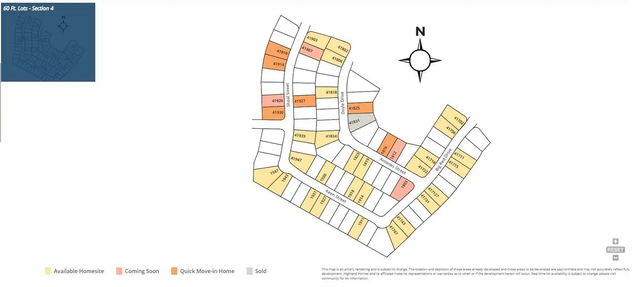 60 Ft Lots available