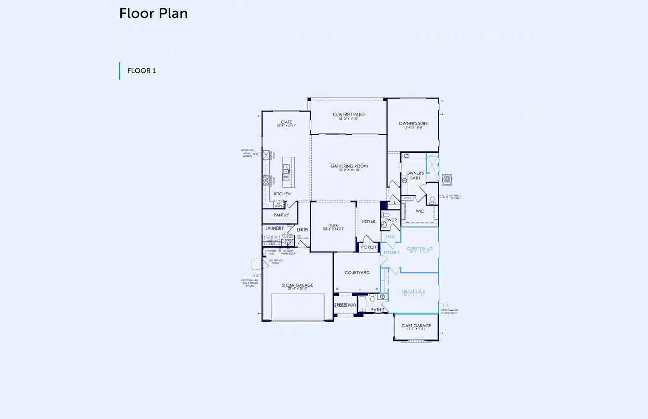 2D floor plan layout of this home in Sun City Anthem at Merrill Ranch, Florence, AZ (Image 2). 2D floor plan layout of this home in Sun City Anthem at Merrill Ranch, Florence, AZ (Image 2).