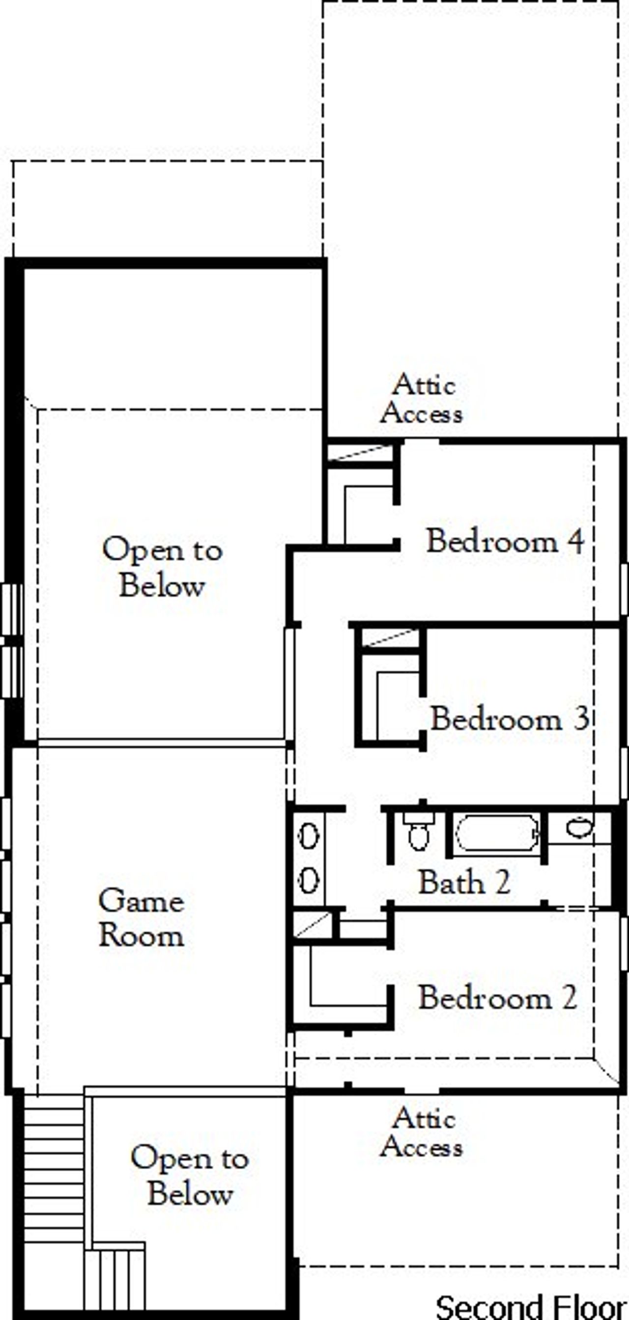 2D floor plan layout for the Dickinson II by Coventry Homes in Davis Ranch, San Antonio, TX (Image 2). 2D floor plan layout for the Dickinson II by Coventry Homes in Davis Ranch, San Antonio, TX (Image 2).
