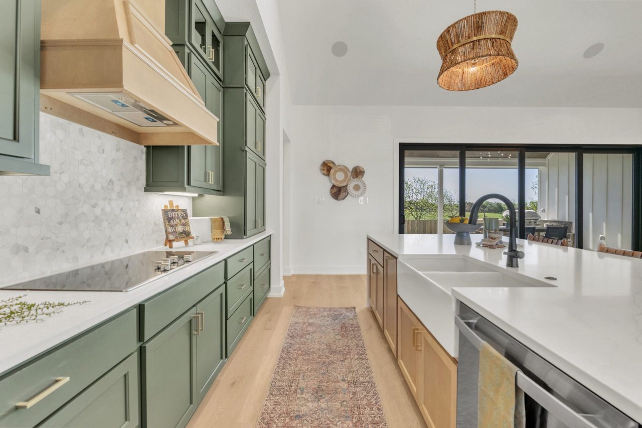 Furnished interior view inside a new home in King Oaks, Salado (Image 2).