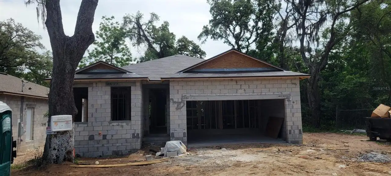 In-progress construction of a new home in , Orlando, FL (Image 2).