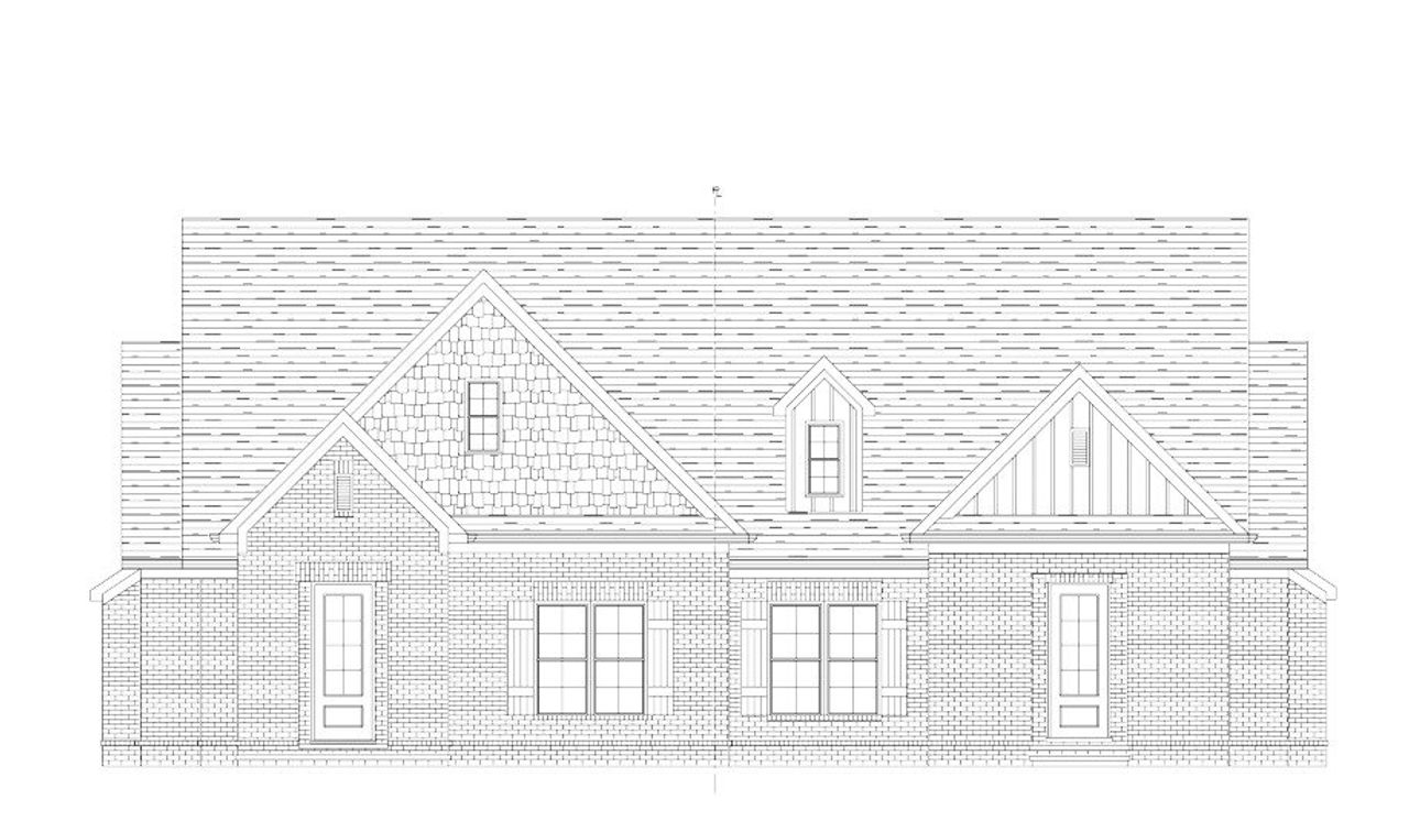 Representative rendering of the exterior for the Grant by Southeastern Building Corporation (Image 2).