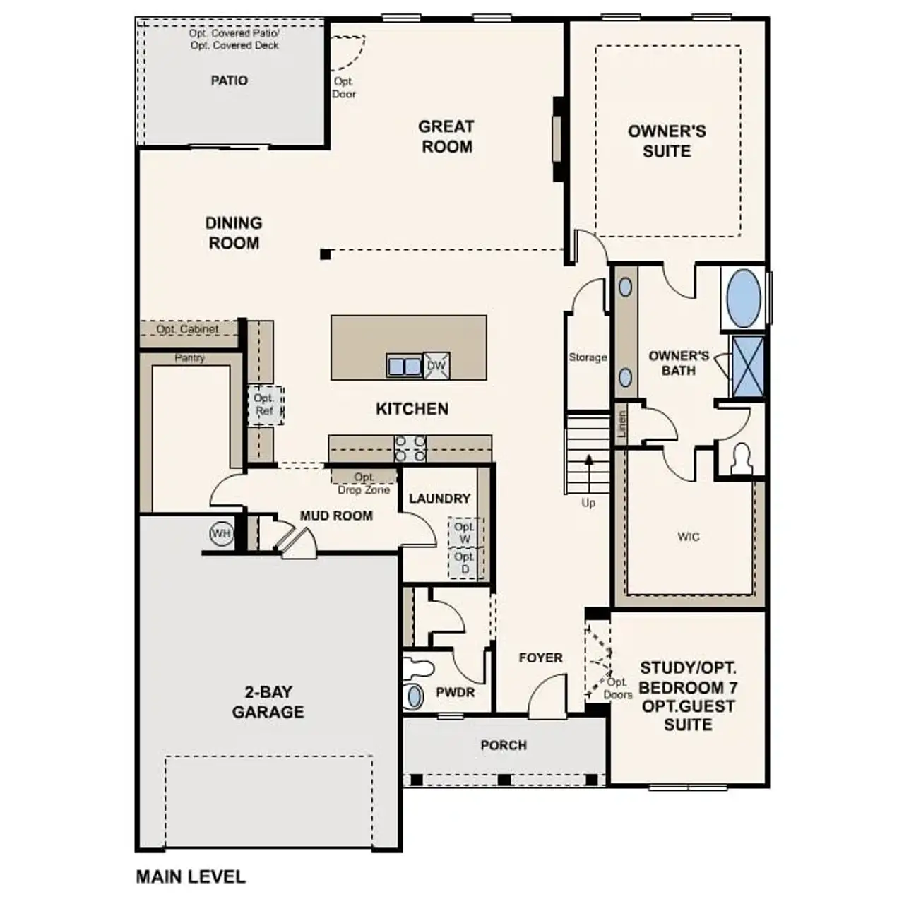 2D floor plan layout of this home in Hayden Brook, Cumming, GA (Image 2). 2D floor plan layout of this home in Hayden Brook, Cumming, GA (Image 2).