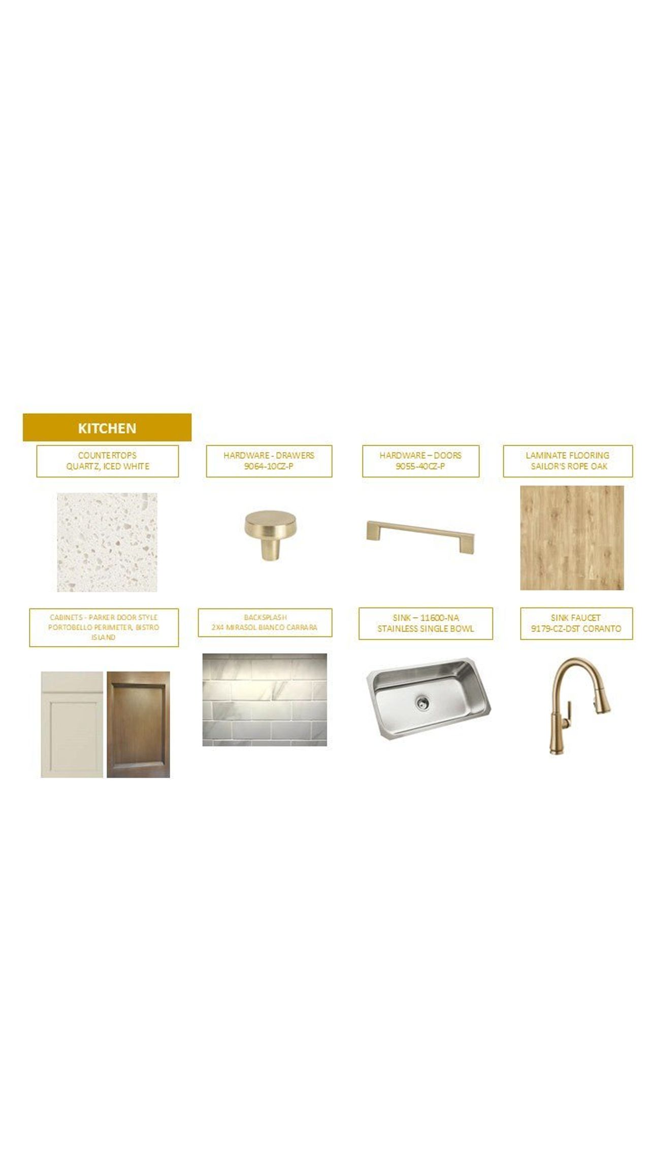Sample of building materials used in homes in Adalyn Park, Mooresville (Image 2).