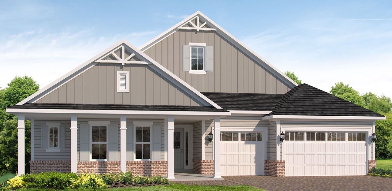 Representative exterior photo of a completed home built from the Wilder by MasterCraft Builder Group in SilverLeaf, St. Augustine, FL (Image 2).