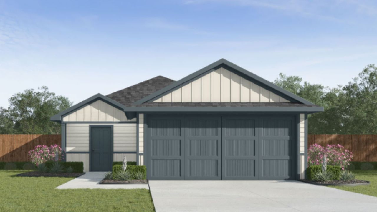 Representative exterior photo of a completed home built from the Waldron Estates by D.R. Horton in Waldron Estates, Corpus Christi, TX (Image 2).