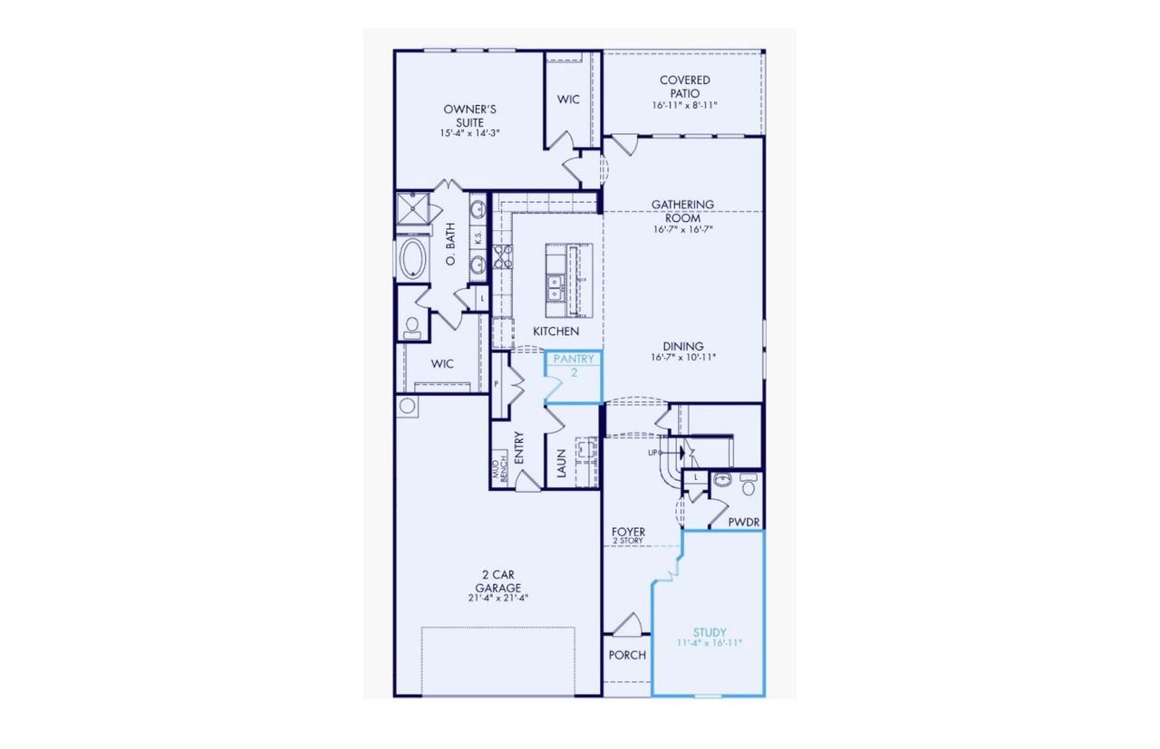 2D floor plan layout of this home in Lago Mar, Texas City, TX (Image 2).
