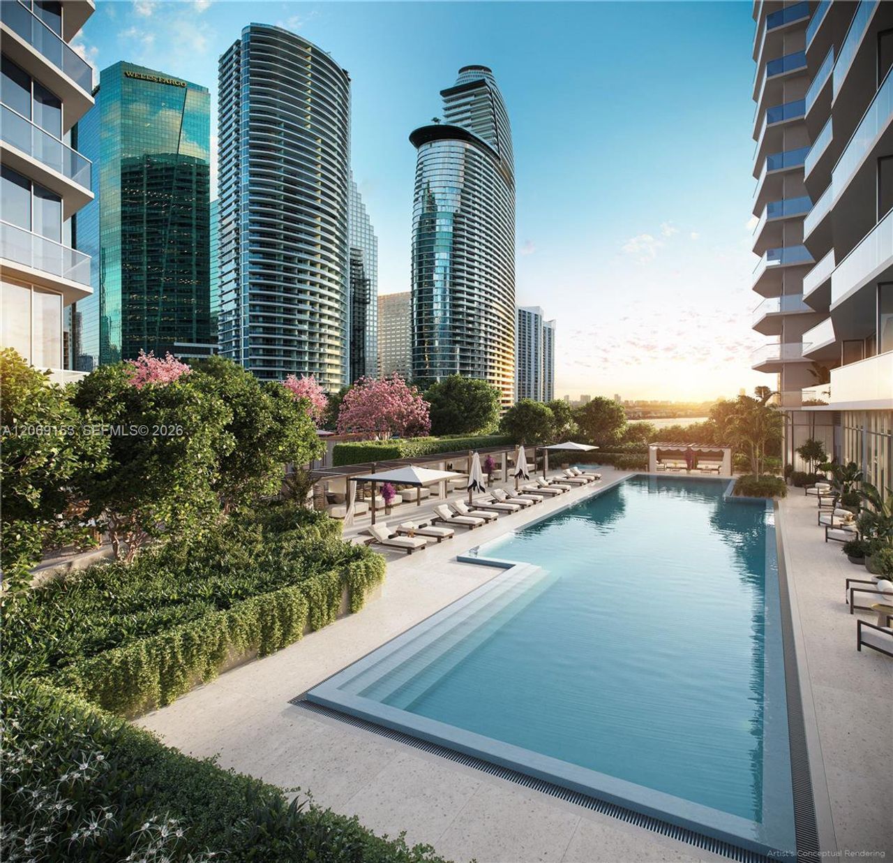 Condo located in Miami, FL showcasing its design and architecture (Image 2).