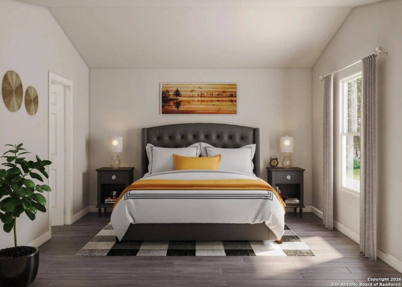 Furnished interior view inside a new home in The Park, Uvalde (Image 2).