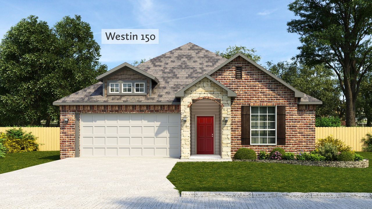 Image 2 representing the Westin II by Omega Builders in Drake's Landing, Salado, TX.
