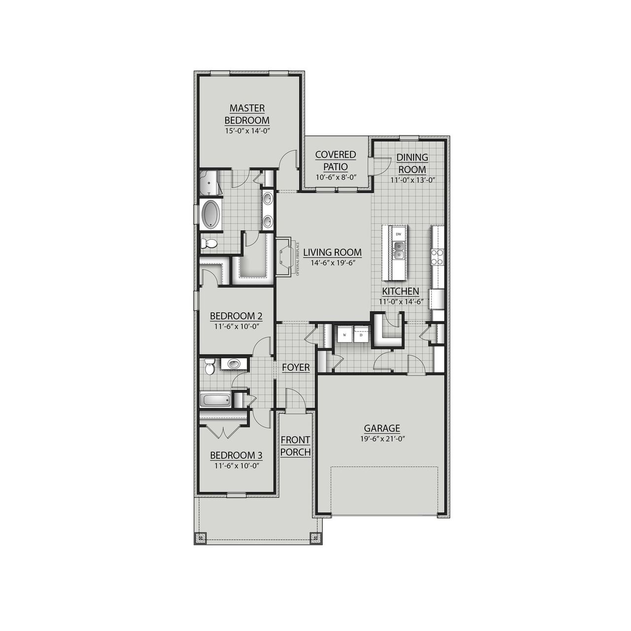 Image 2 representing the Nolana IV V by DSLD Homes in Emberly 55, Beasley, TX.