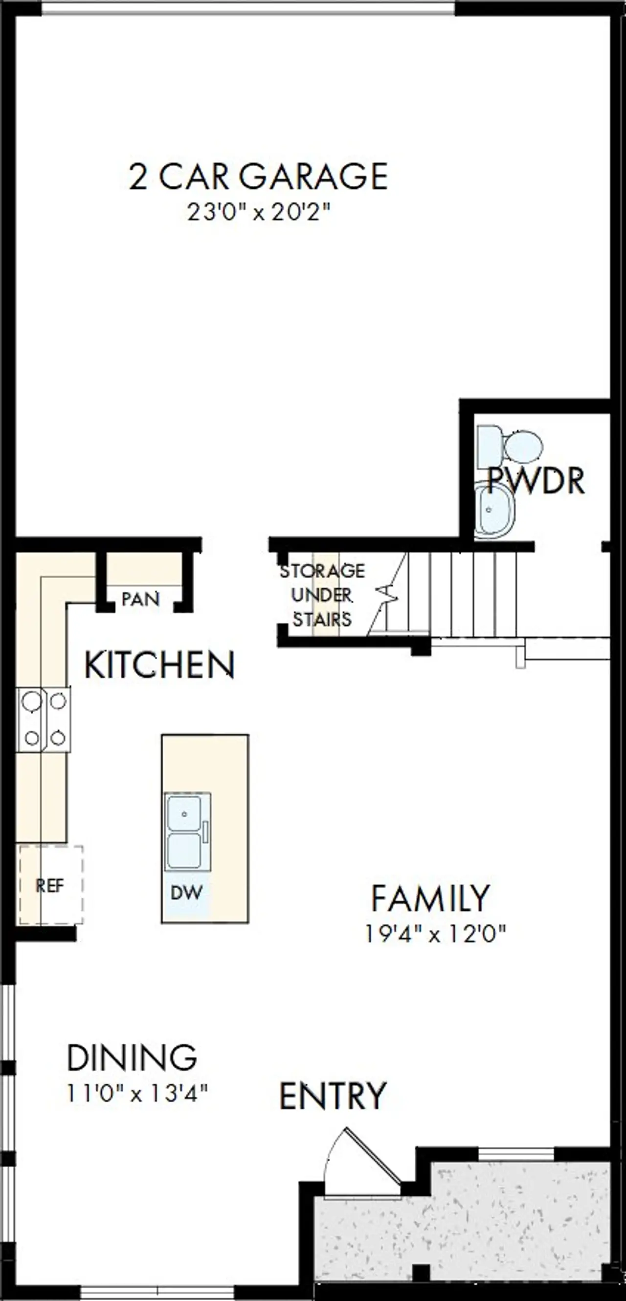 2D floor plan layout of this home in The Retreat at Steele Creek, Charlotte, NC (Image 2). 2D floor plan layout of this home in The Retreat at Steele Creek, Charlotte, NC (Image 2).
