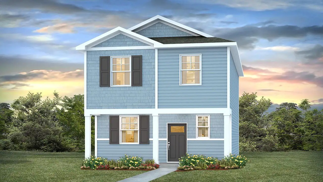 Representative exterior photo of a completed home built from the Ranger by D.R. Horton in Summerville, Darlington, SC (Image 2).