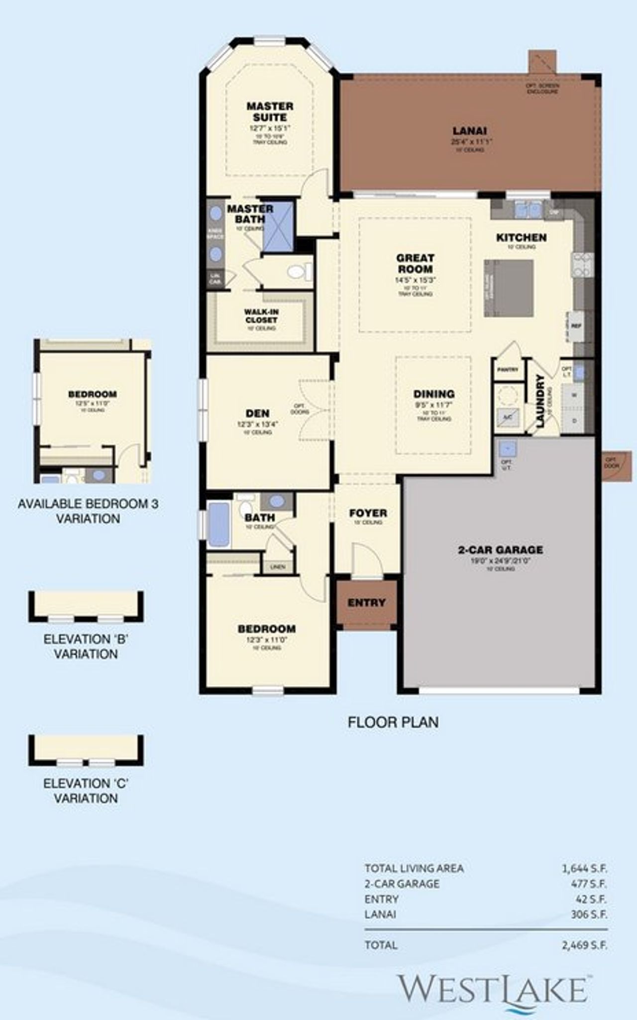 2D floor plan layout for the Cassia by Minto Communities in Westlake, Westlake, FL (Image 2). 2D floor plan layout for the Cassia by Minto Communities in Westlake, Westlake, FL (Image 2).