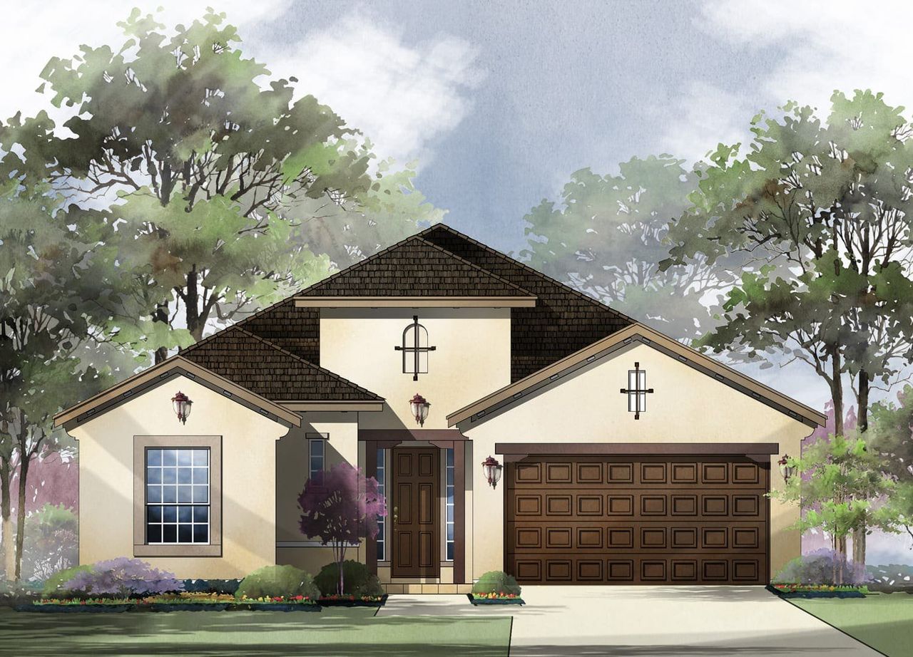 Cambridge Floor Plan in Ranches at Creekside, Boerne | Sitterle Homes Elevation B