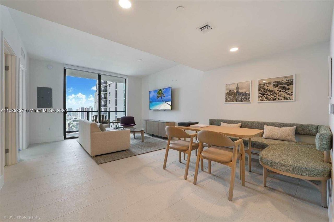 Furnished interior view inside a new home in Gale Hotel & Residences Miami (former Natiivo), Miami (Image 2).