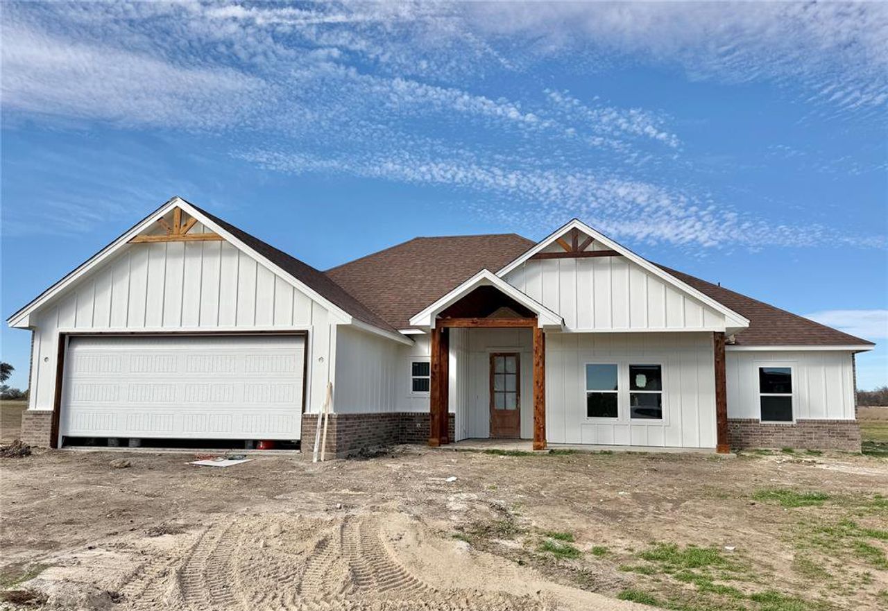 In-progress construction of a new home in , Weatherford, TX (Image 2).