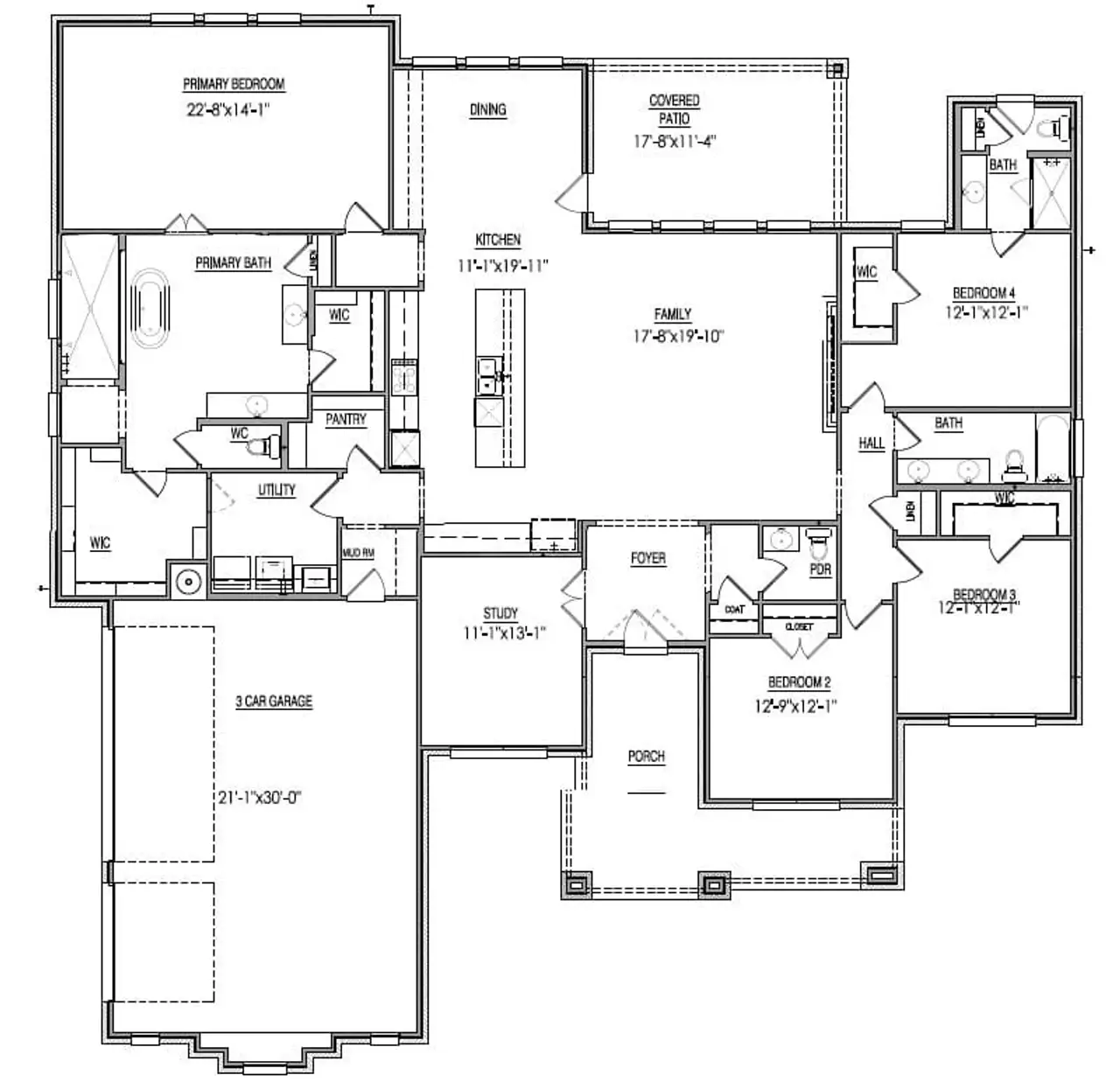 2D floor plan layout of this home in Peaks at Lone Elm, Waxahachie, TX (Image 2). 2D floor plan layout of this home in Peaks at Lone Elm, Waxahachie, TX (Image 2).