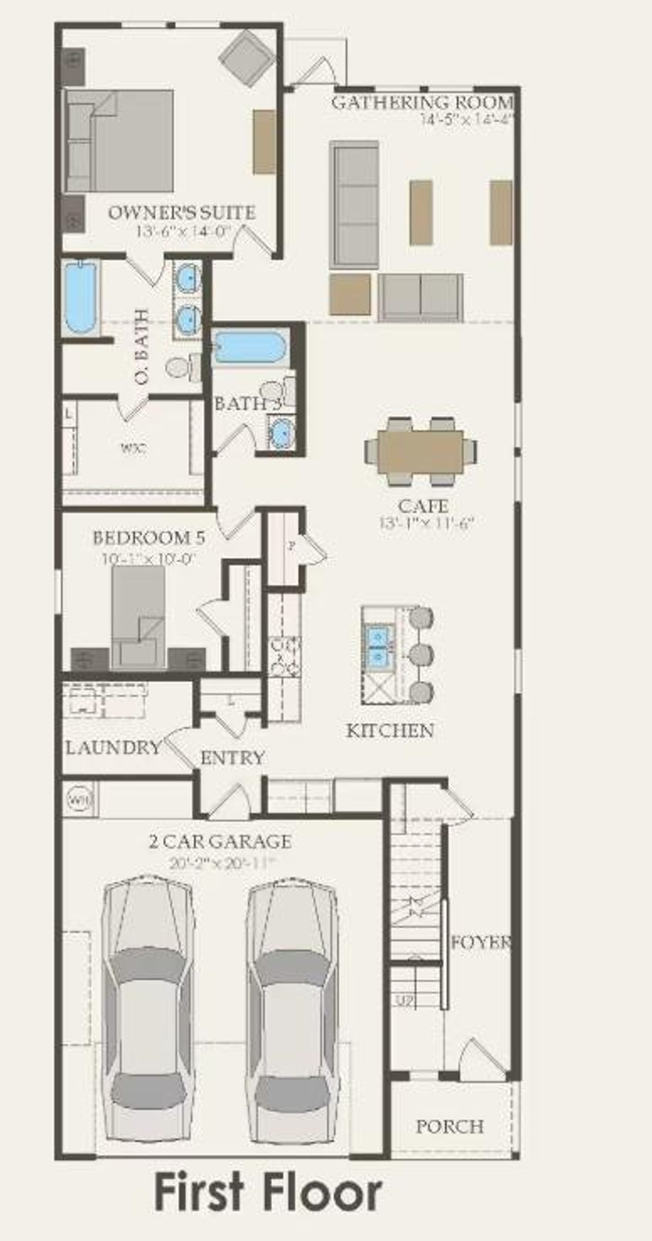 Centex Homes, Gustine/TR201 floor plan