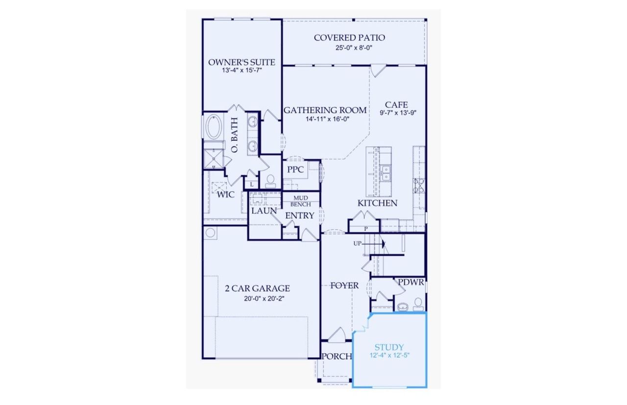 2D floor plan layout of this home in Lago Mar, Texas City, TX (Image 2).