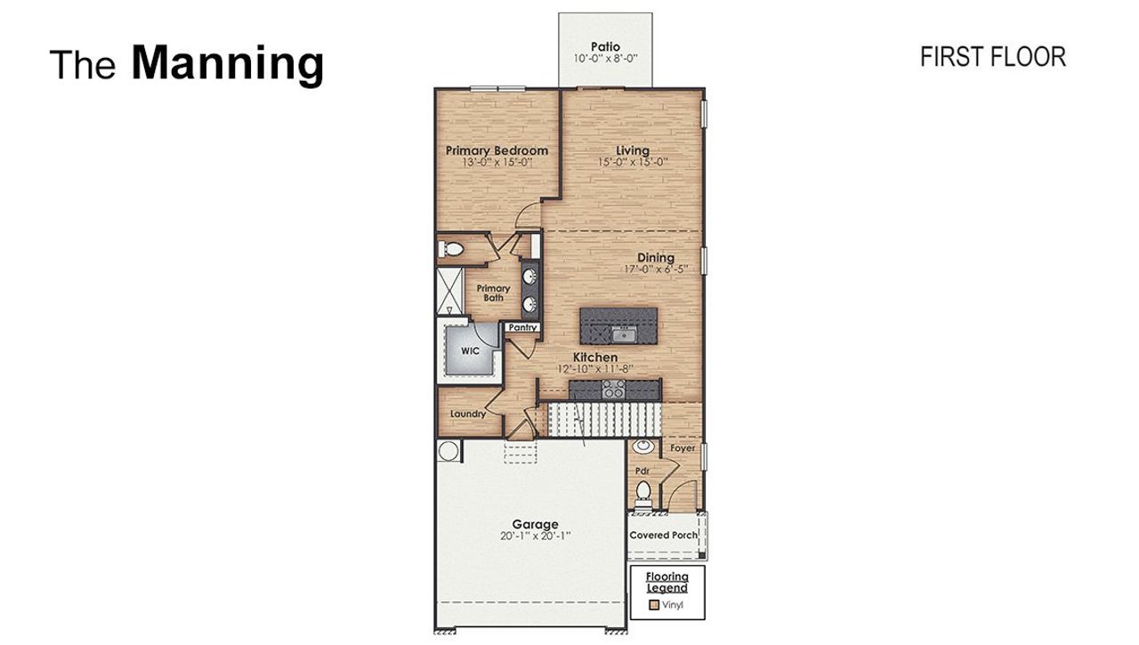 2D floor plan layout of this home in Driftwood, Richlands, NC (Image 2). 2D floor plan layout of this home in Driftwood, Richlands, NC (Image 2).