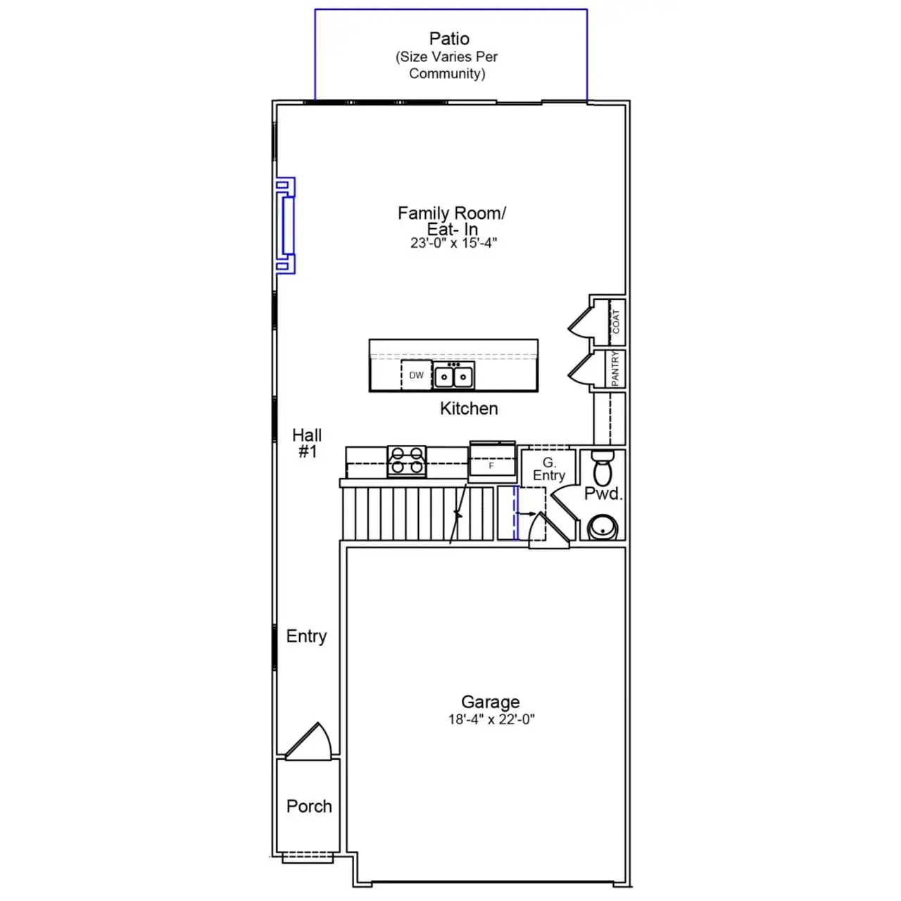 2D floor plan layout of this home in Jessups Place, Greensboro, NC (Image 2). 2D floor plan layout of this home in Jessups Place, Greensboro, NC (Image 2).