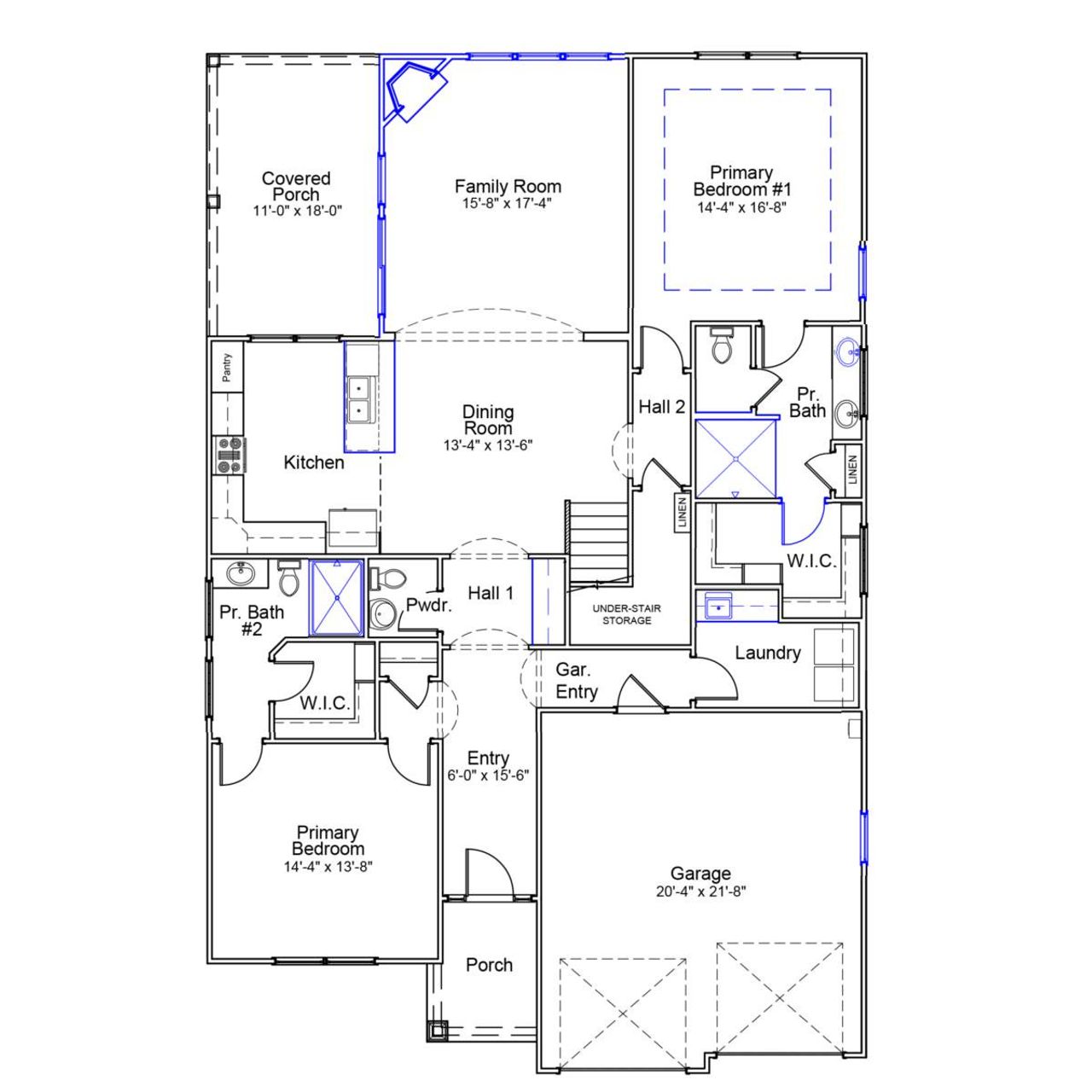2D floor plan layout of this home in Winston Ridge, Youngsville, NC (Image 2). 2D floor plan layout of this home in Winston Ridge, Youngsville, NC (Image 2).