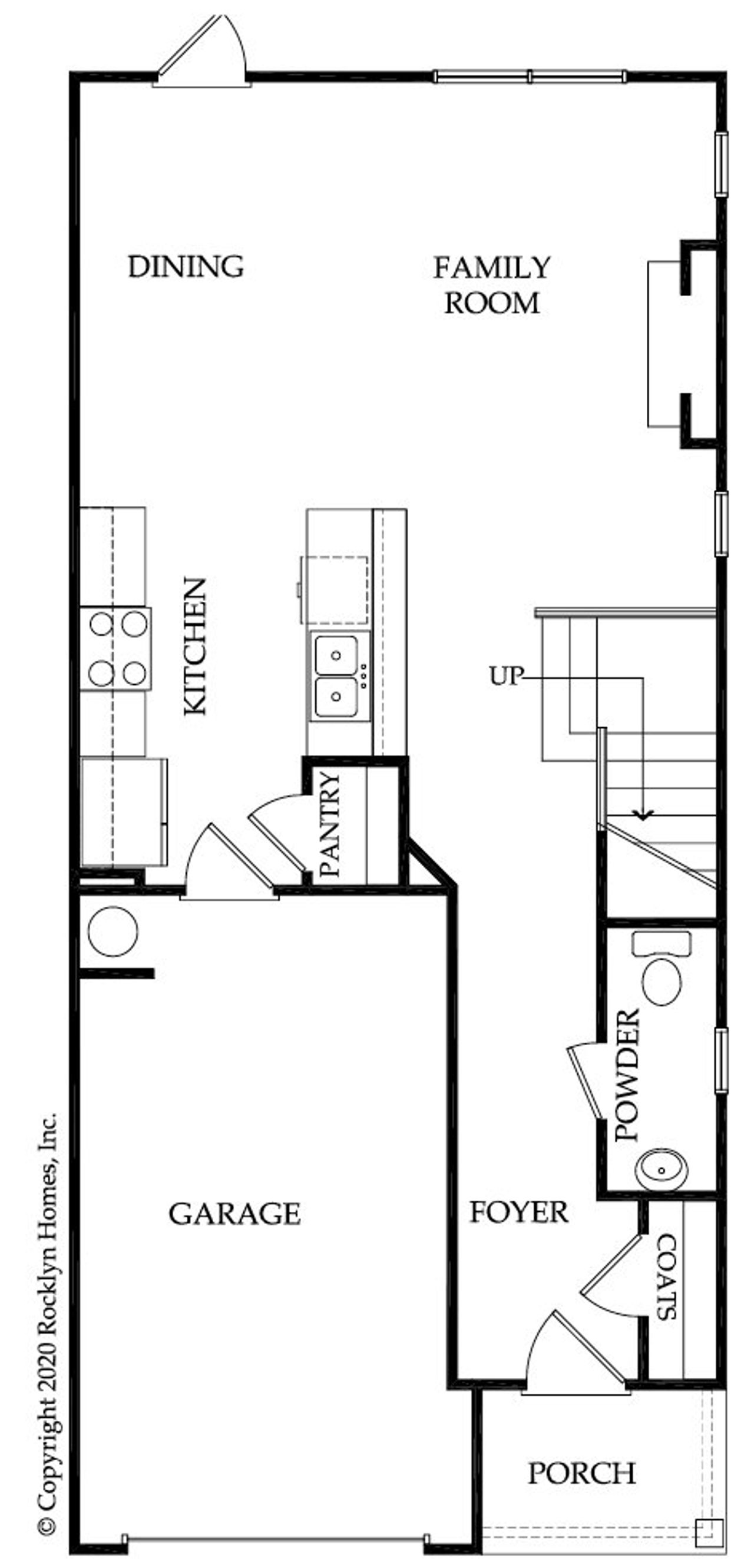 2D floor plan layout for the Mercer by Rocklyn Homes in Princeton Ridge, Stonecrest, GA (Image 2). 2D floor plan layout for the Mercer by Rocklyn Homes in Princeton Ridge, Stonecrest, GA (Image 2).