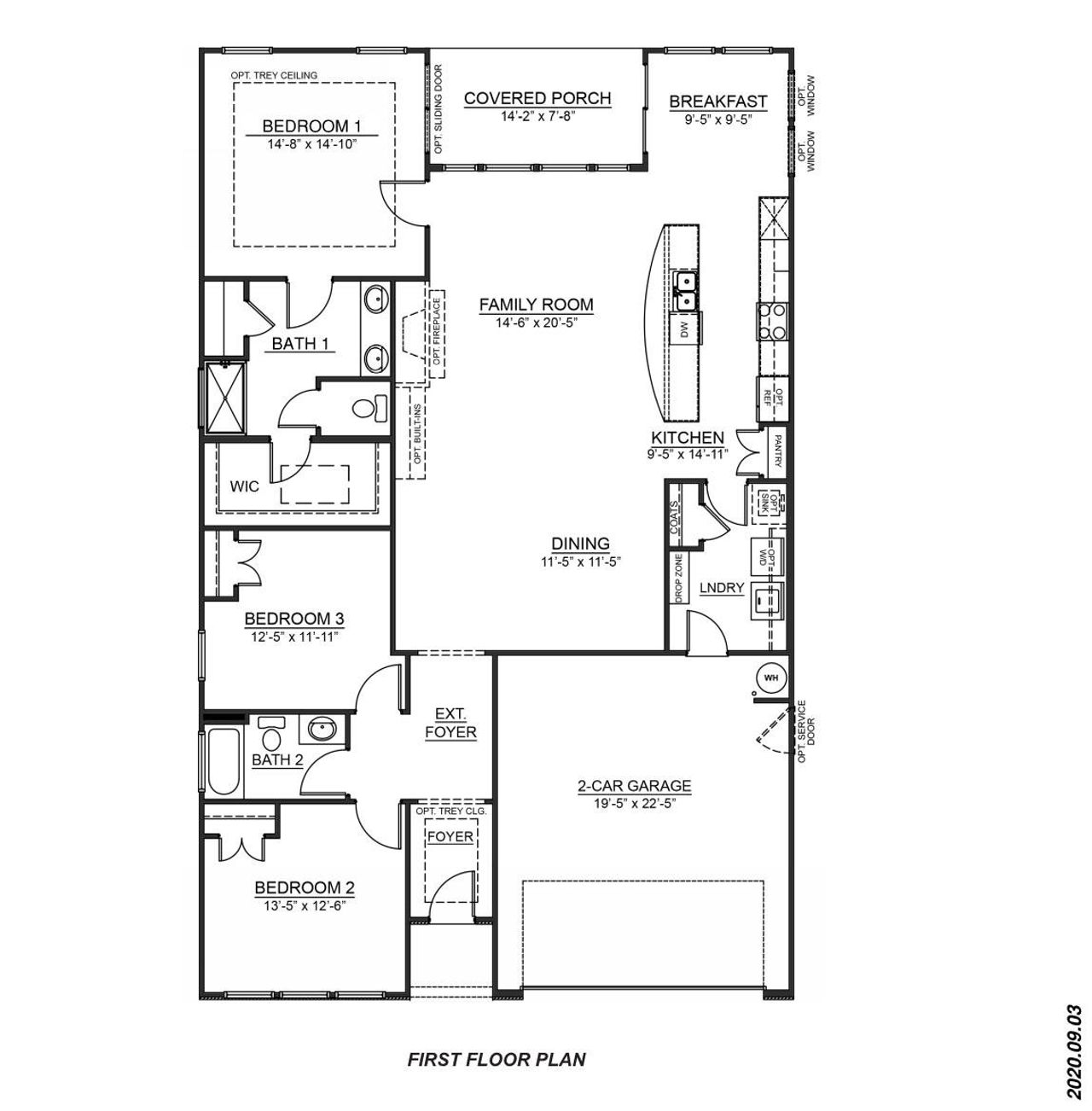 2D floor plan layout of this home in Reserve at Tap Root Farms, Fletcher, NC (Image 2). 2D floor plan layout of this home in Reserve at Tap Root Farms, Fletcher, NC (Image 2).