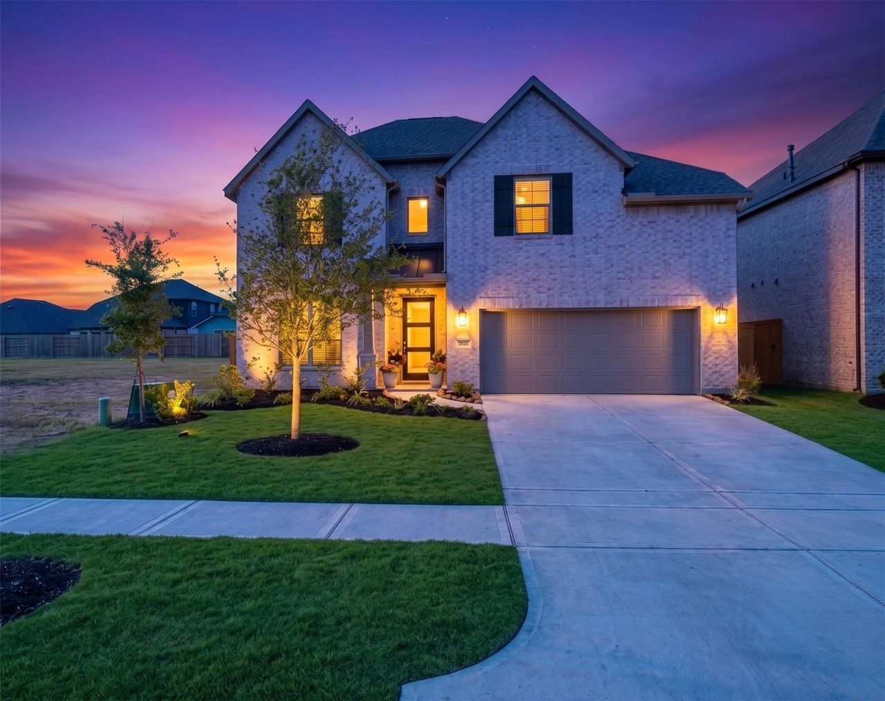 Front exterior of a new home in Lago Mar – 50', Texas City, TX, highlighting curb appeal (Image 2).