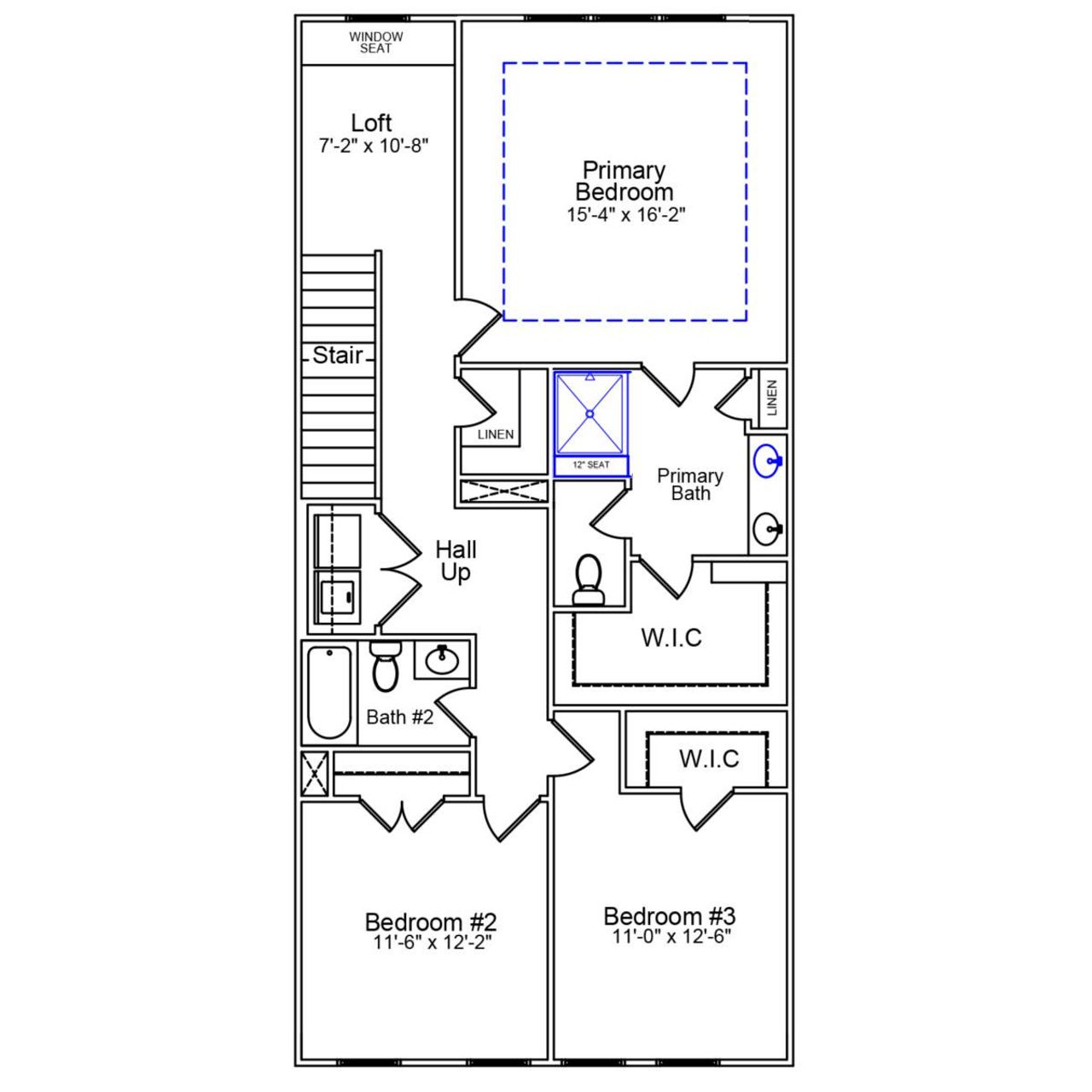 2D floor plan layout of this home in Sweetbrier, Durham, NC (Image 2). 2D floor plan layout of this home in Sweetbrier, Durham, NC (Image 2).